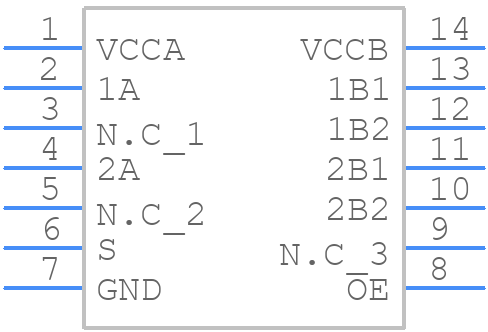 TC7MPB9326FT - Toshiba - PCB symbol