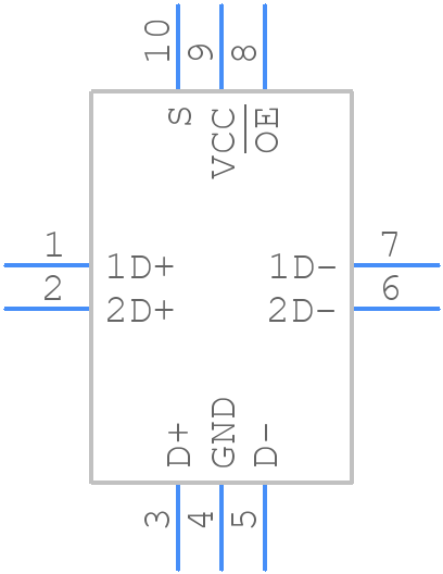 TC7USB40MU - Toshiba - PCB symbol