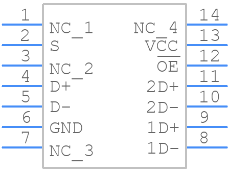 TC7USB42FT - Toshiba - PCB symbol