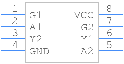 TC7WH126FK - Toshiba - PCB symbol