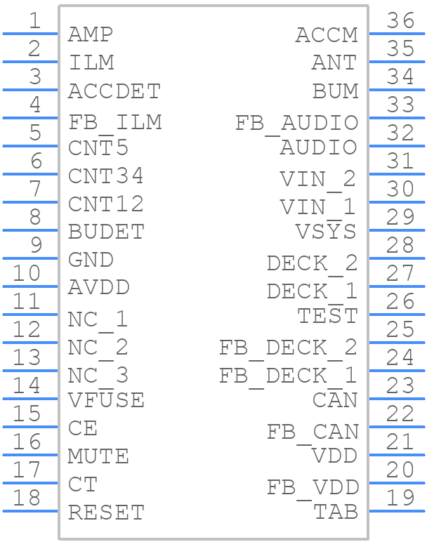 TCB010FNG - Toshiba - PCB symbol