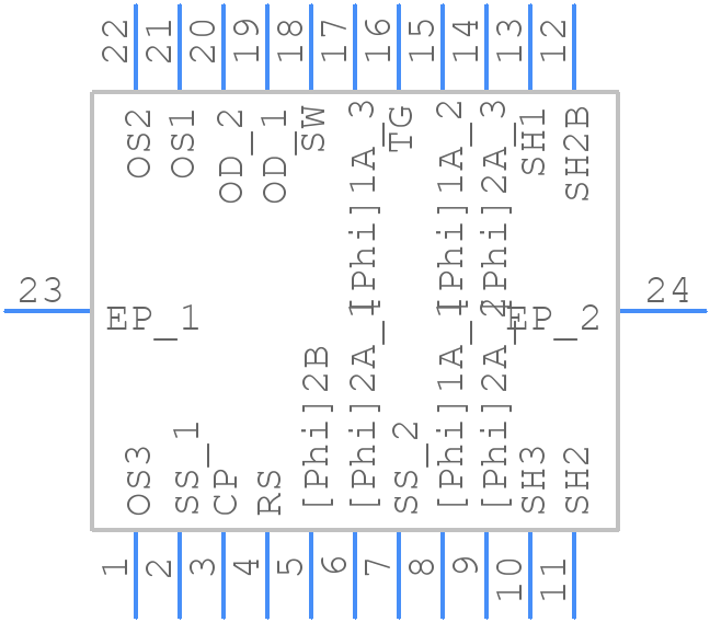 TCD2565BFG - Toshiba - PCB symbol