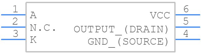 TLP2762B - Toshiba - PCB symbol