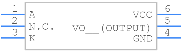 TLP2766A - Toshiba - PCB symbol