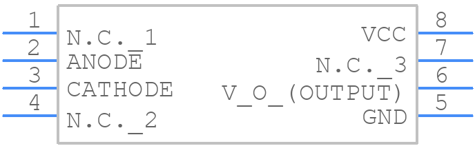 TLP352F - Toshiba - PCB symbol