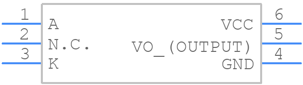 TLP5705H - Toshiba - PCB symbol