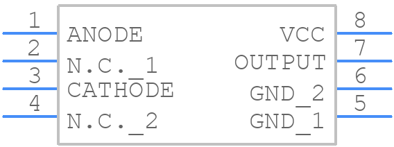 TLP5832 - Toshiba - PCB symbol