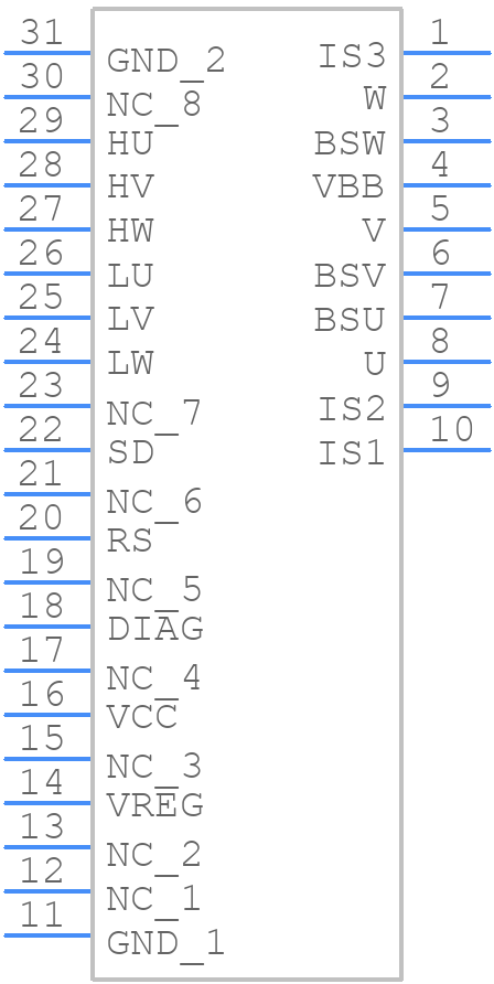 TPD4163F - Toshiba - PCB symbol