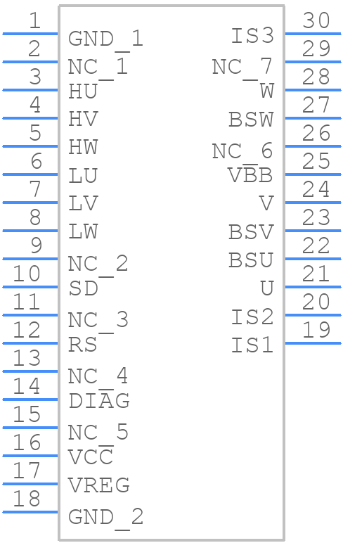 TPD4165K - Toshiba - PCB symbol