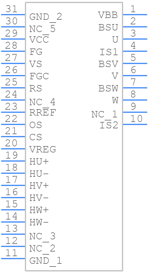 TPD4166F - Toshiba - PCB symbol