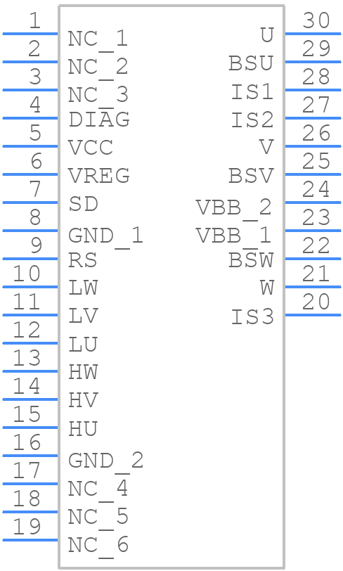 TPD4204F - Toshiba - PCB symbol