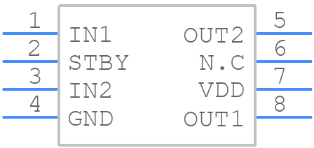 TPD7211F - Toshiba - PCB symbol