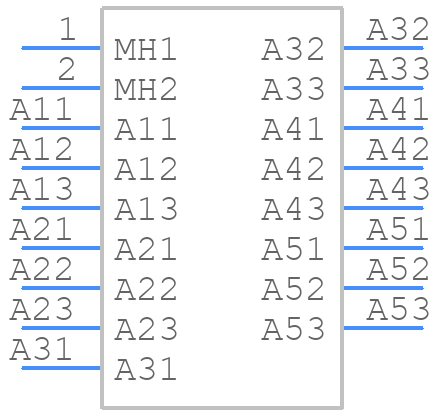 685M5W5203L461 - NorComp - PCB symbol