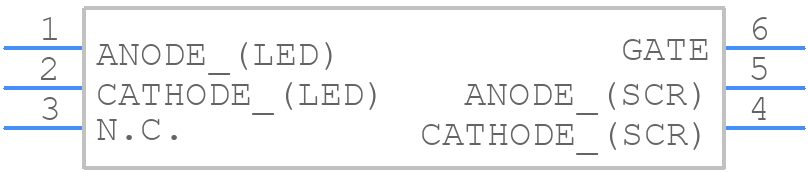 TLP545J - America Electronic Components - PCB symbol