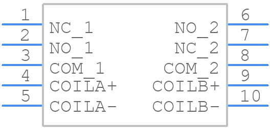 ER422DM4-5B/SQ - Teledyne Technologies - PCB symbol