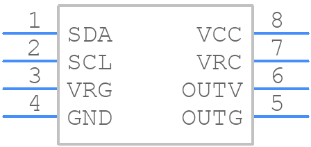 DS1851E-010+ - Analog Devices - PCB symbol