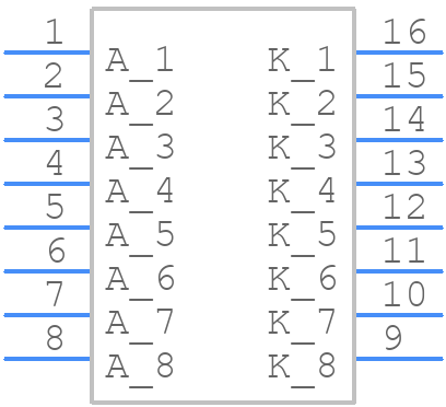 S1603-8 - SMC Diode Solutions - PCB symbol