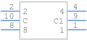 FD01FC10P - NKK Switches - PCB symbol