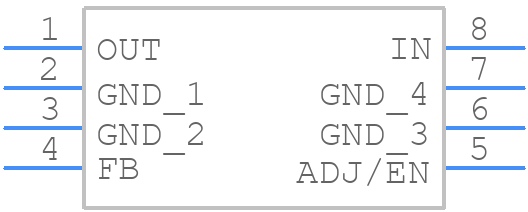 TPS7B4256QDRQ1 - Texas Instruments - PCB symbol