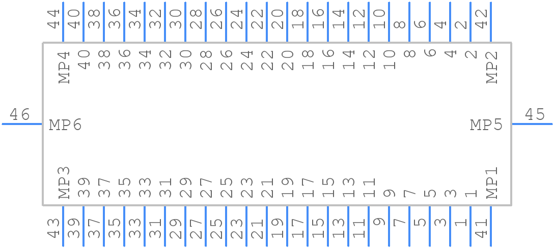 BF035-I40B-C08-D - UJU - PCB symbol