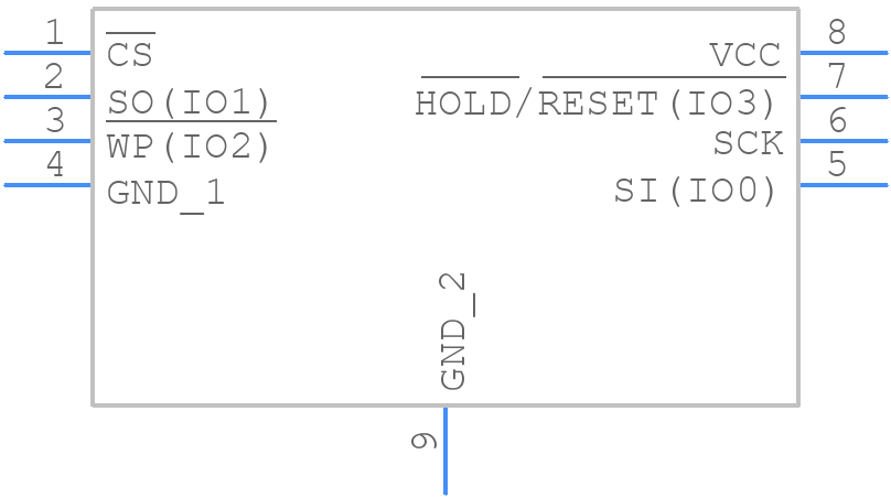 AT25FF161A-MMUN-T - Renesas Electronics - PCB symbol