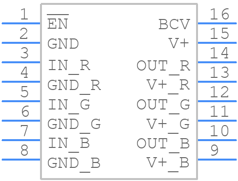 LT6557CGN#TR - Analog Devices - PCB symbol