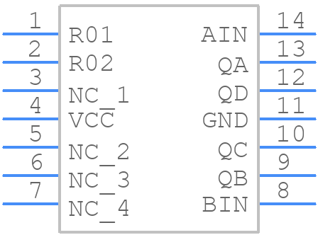 MM74C93N - onsemi - PCB symbol