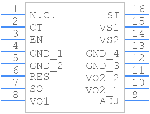 L4938N - STMicroelectronics - PCB symbol