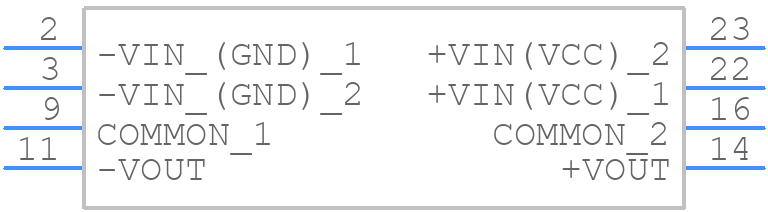 TEN6-1223N - Traco Power - PCB symbol