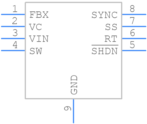 LT8580HMS8E#PBF - Analog Devices - PCB symbol