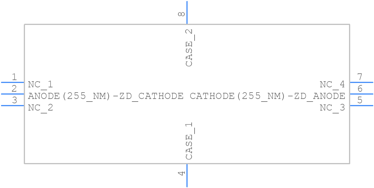 MTSM2550HSD-UV - Marktech Optoelectronics - PCB symbol