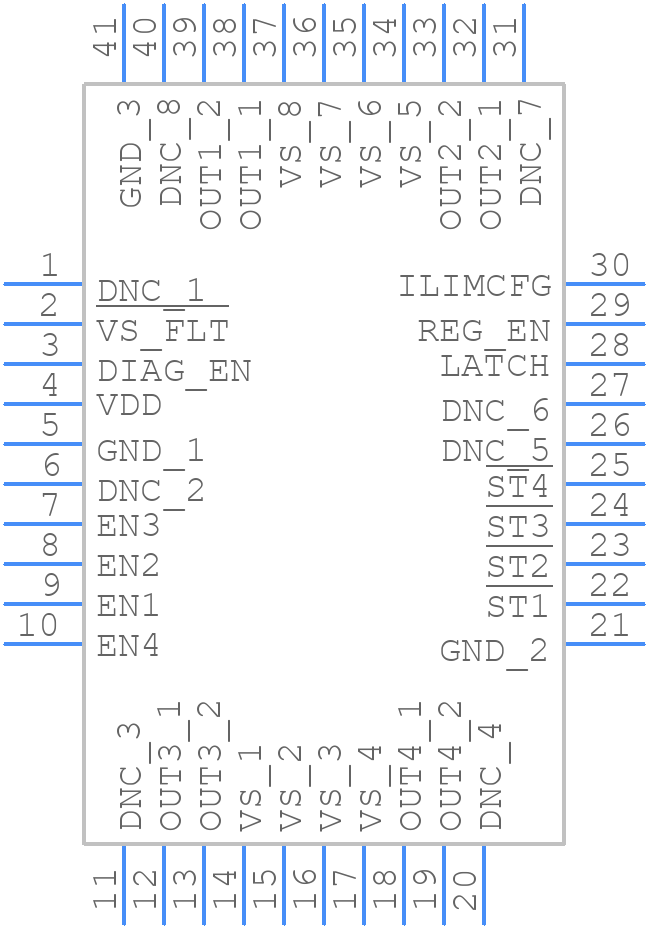 TPS274C65CPWRHAR - Texas Instruments - PCB symbol