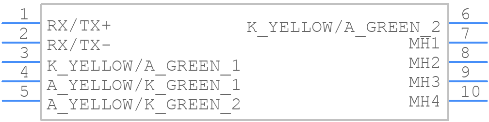 SPE-T1-STRM-90-LED - Phoenix Contact - PCB symbol