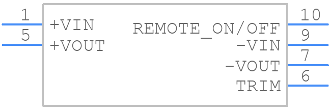 STS1005S1V8 - XP POWER - PCB symbol