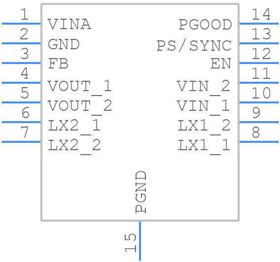 RT6154AGQW - RICHTEK - PCB symbol