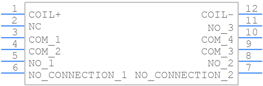 S3-DC24V - Panasonic - PCB symbol