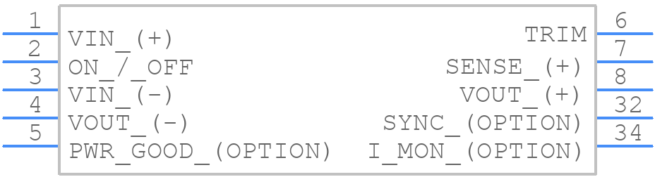I7C4W008A120V-P03-R - TDK Lambda - PCB symbol