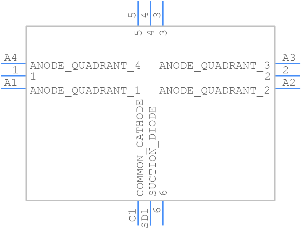 FCI-InGaAs-Q3000 - ADVANCED PHOTONIX - PCB symbol