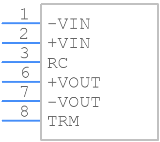 MHFS62412 - Cosel - PCB symbol