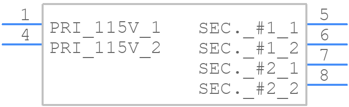 164F10 - Hammond Manufacturing - PCB symbol