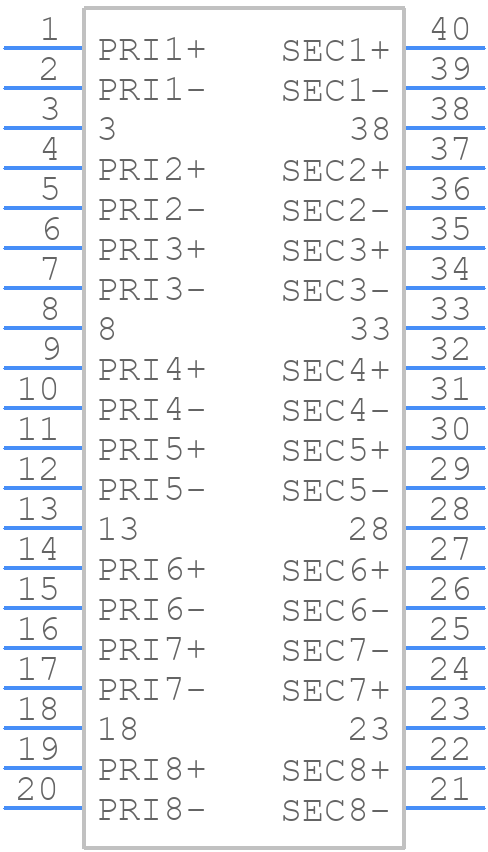 HB3006HLT - Yageo Group - PCB symbol
