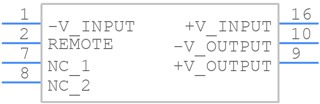 EC5DAW-24S33N - Cincon - PCB symbol