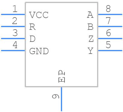 TPT480-DF6R - 3Peak Incorporated - PCB symbol