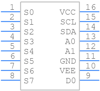 LTC1380IGN#PBF - Analog Devices - PCB symbol
