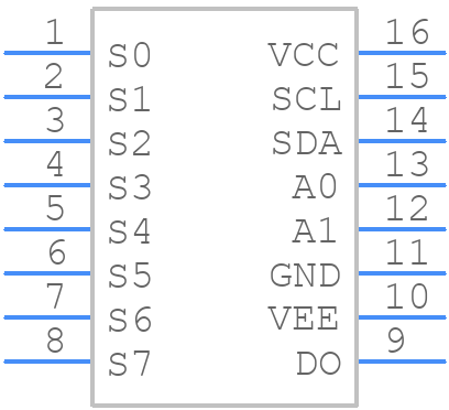LTC1380IGN#TRPBF - Analog Devices - PCB symbol