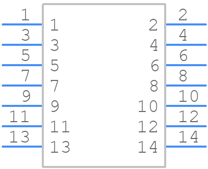 713-1427/105-000/997-406 - Wago - PCB symbol