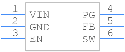 XPS62A01QDRLRQ1 - Texas Instruments - PCB symbol