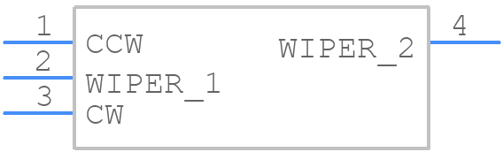 EVWAE4001B14 - Panasonic - PCB symbol