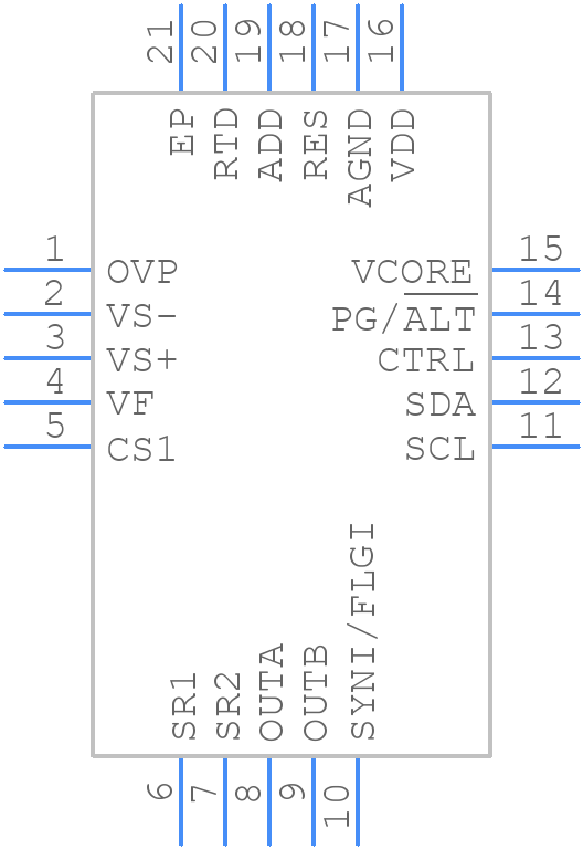 ADP1050ACPZ-RL - Analog Devices - PCB symbol