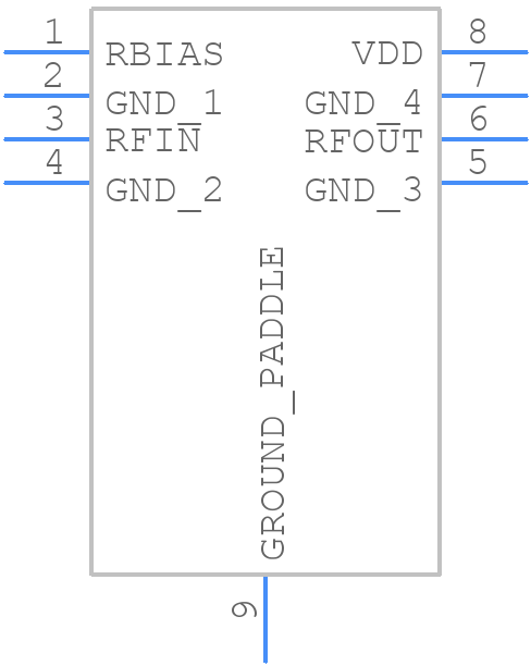 ADL8140ACPZN-R7 - Analog Devices - PCB symbol